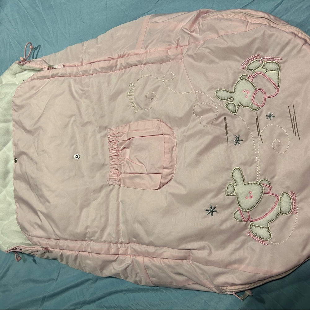 Stroller Footmuff with Bunny Design